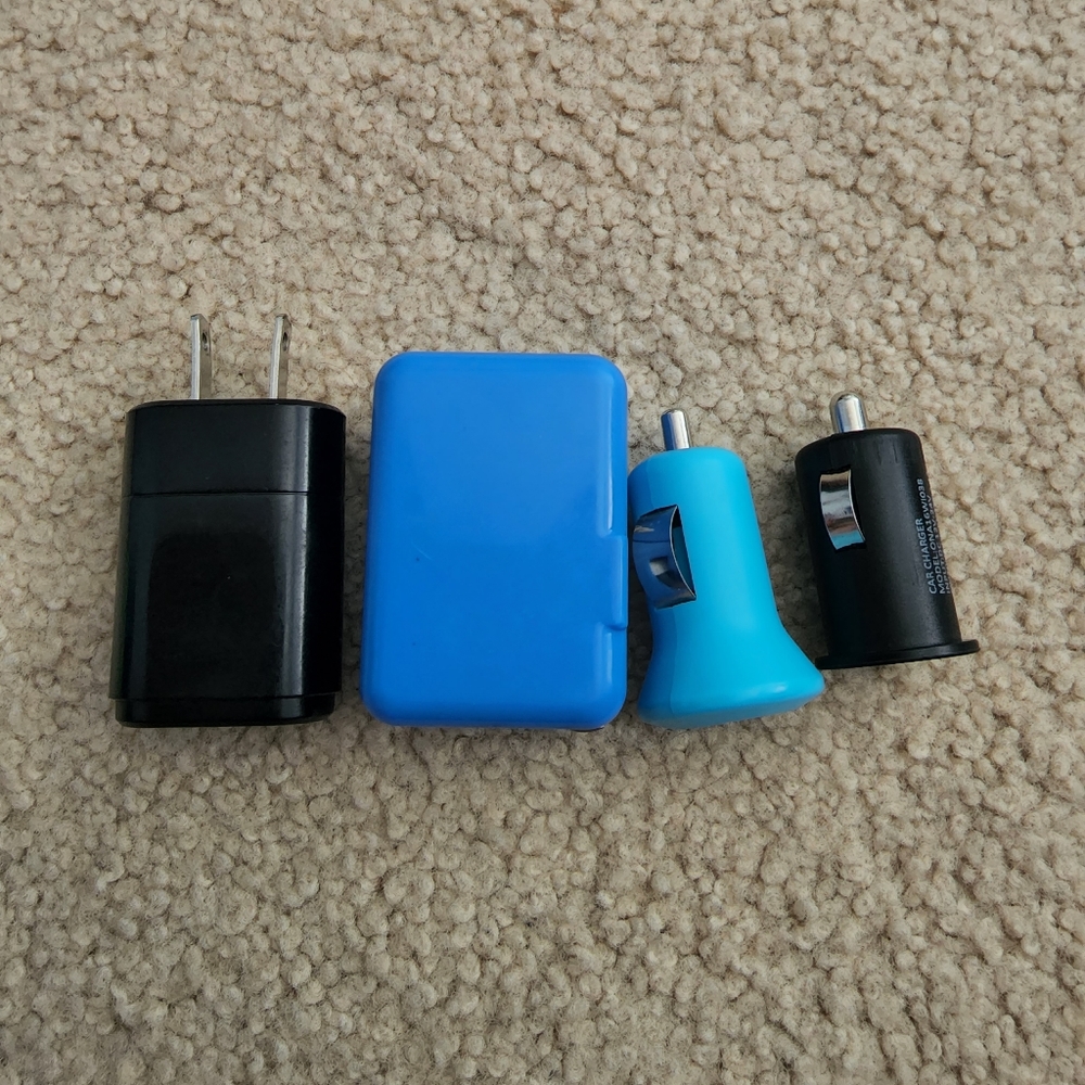 Four(4)Phone/Tablet/Media Adapter/Chargers